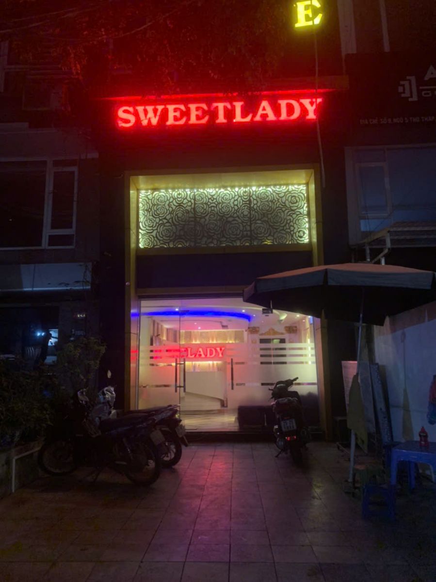 Mặt tiền massage Sweet Lady số 5 Thọ Tháp